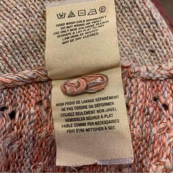 Women’s Anthropologie Moth Anita Swing Cable Melange Sweater - Picture 5 of 7